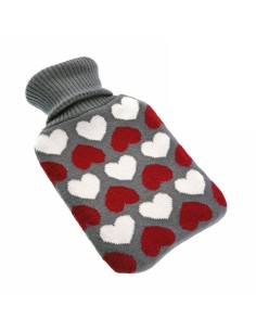 Hot Water Bottle Versa Hearts Rubber