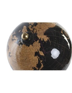 Globe DKD Home Decor Black Golden Metal 20 x 20 x 47 cm 2