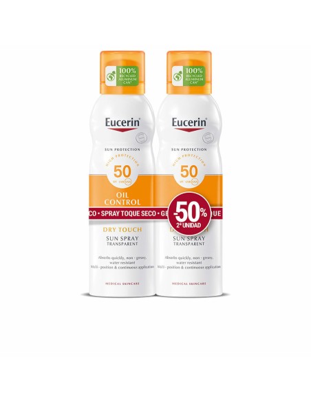 Body Sunscreen Spray Eucerin Sensitive Protect Dry 200 ml x 2