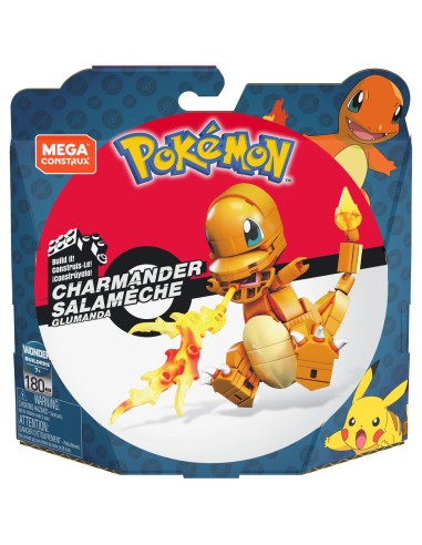 Construction set Pokémon Pokémon Salameche to build 180 Pieces