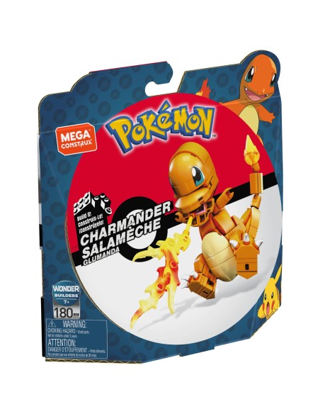 Construction set Pokémon Pokémon Salameche to build 180 Pieces