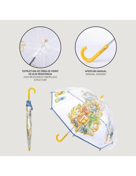 Umbrella Harry Potter Blue 100 % POE