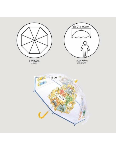 Umbrella Harry Potter Blue 100 % POE