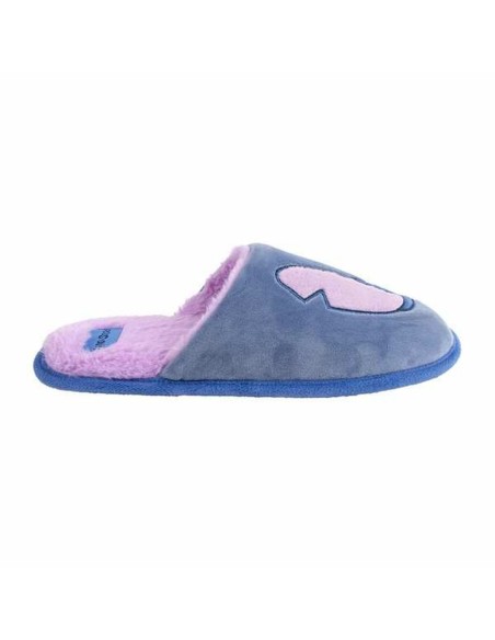 House Slippers Stitch Blue 34-35