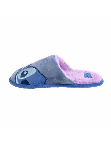 House Slippers Stitch Blue 34-35