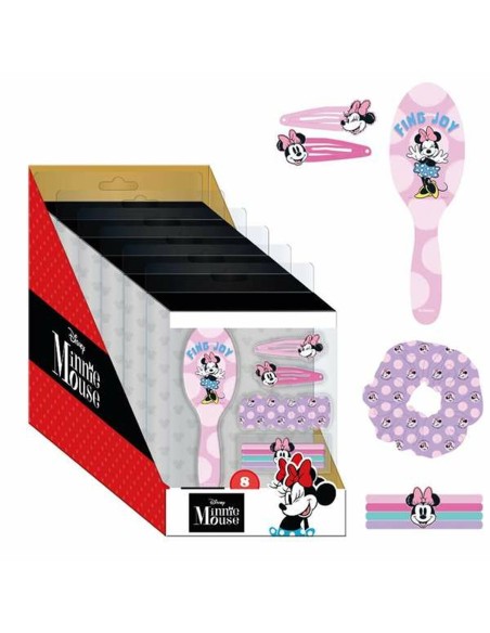 Hair Clips Minnie Mouse Pink
