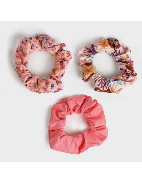 Rubber Hair Bands Disney Princess Pink 3 Pieces
