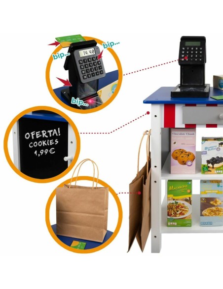 Toy Supermarket Woomax 48 x 70 x 30 cm 28 Pieces