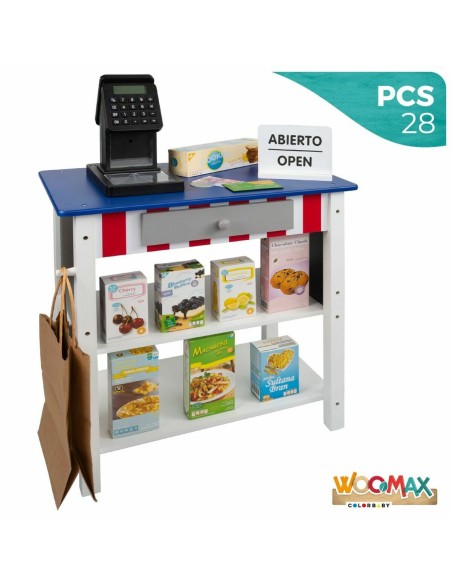 Toy Supermarket Woomax 48 x 70 x 30 cm 28 Pieces