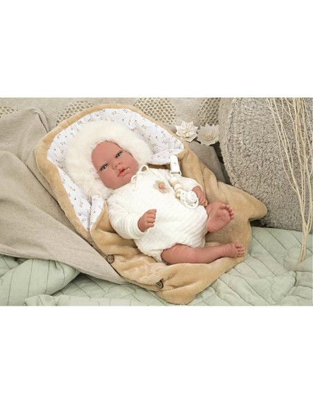 Baby doll Arias Reborn Alenandra 40 cm Pacifier