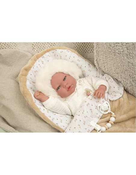 Baby doll Arias Reborn Alenandra 40 cm Pacifier