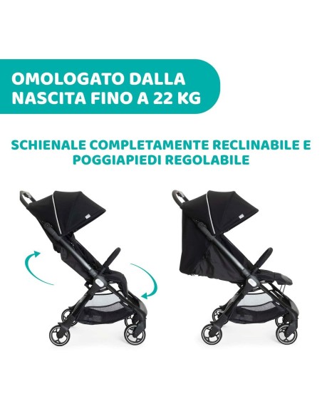 Baby's Pushchair Chicco Black