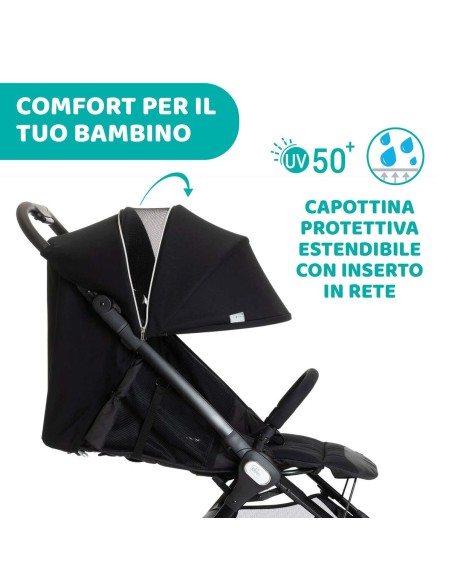 Baby's Pushchair Chicco Black