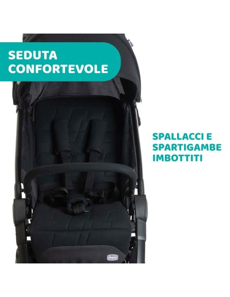 Baby's Pushchair Chicco Black