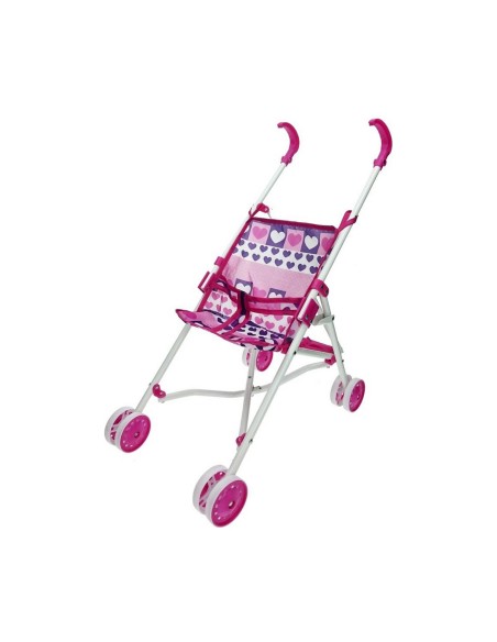 Doll Stroller Reig Blue Pink Foldable 25,5 x 41,5 x 55,5 cm