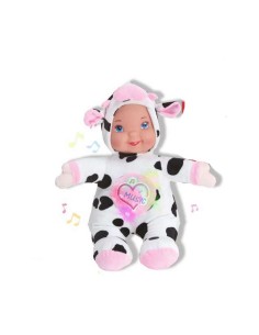 Baby doll Reig Musical Plush Toy 35 cm Cow