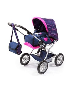 Doll Stroller Reig Big Combi Blue Pink