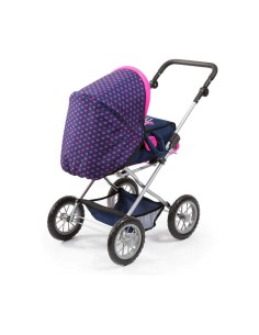 Doll Stroller Reig Big Combi Blue Pink 2