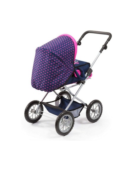 Doll Stroller Reig Big Combi Blue Pink
