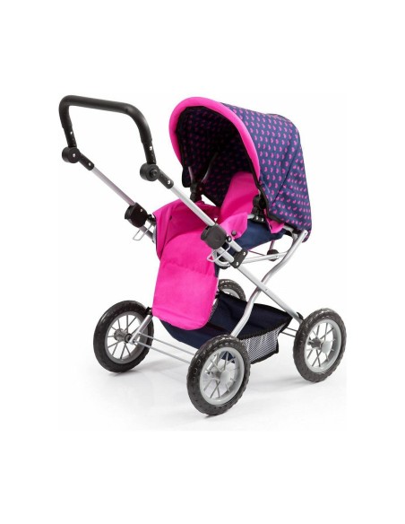 Doll Stroller Reig Big Combi Blue Pink