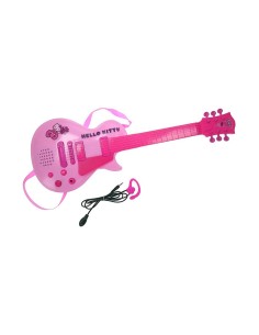 Baby Guitar Hello Kitty Electronics Microphone Pink 2