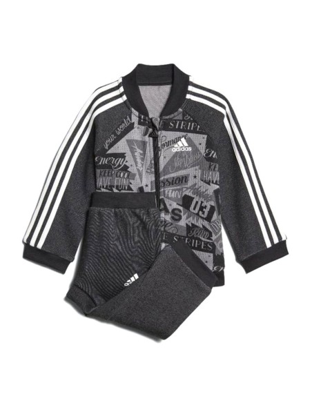 Baby's Tracksuit Adidas I BBALL JOG FT Grey