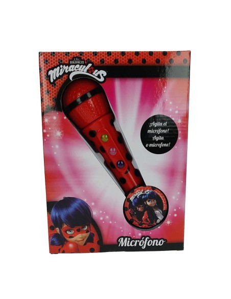 Karaoke Microphone Lady Bug Red