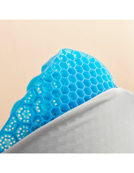 Gel Lumbar Cushion with Removable Cover Glushion InnovaGoods