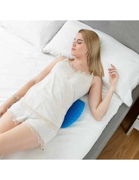 Gel Lumbar Cushion with Removable Cover Glushion InnovaGoods