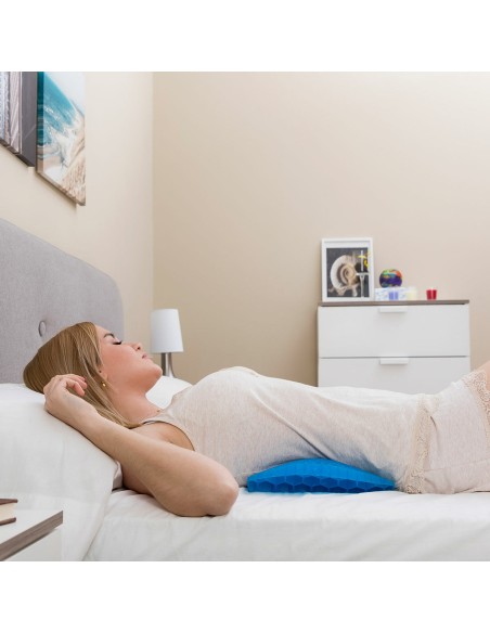 Gel Lumbar Cushion with Removable Cover Glushion InnovaGoods