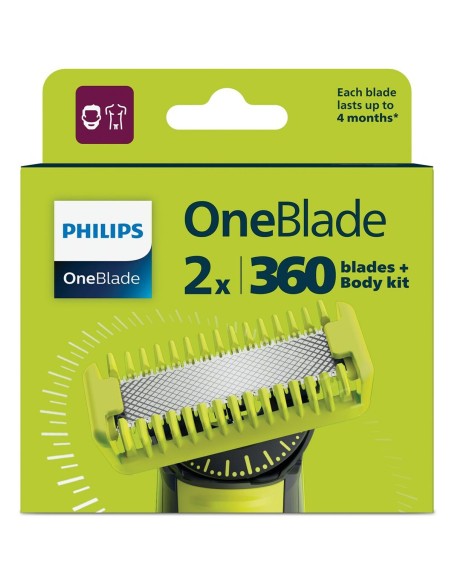 Replacement Head Philips QP624/50 (2 Units)