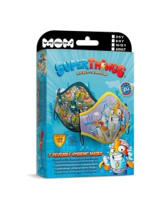 Hygienic Reusable Fabric Mask Super Zings Premium 10-12 Years