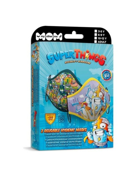 Hygienic Reusable Fabric Mask Super Zings Premium 10-12 Years