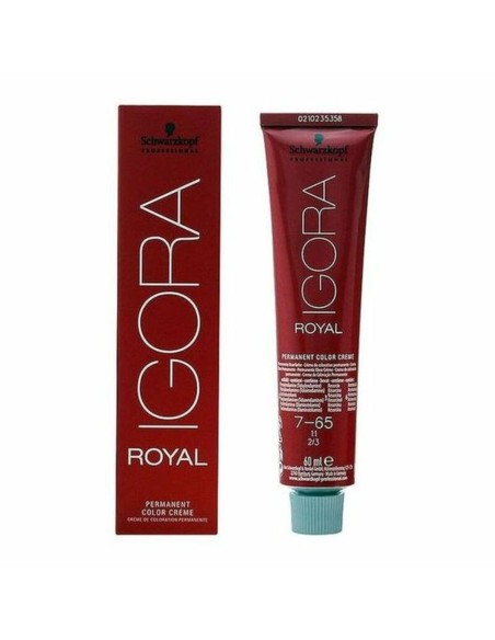 Permanent Dye Igora Royal Schwarzkopf Igora Royal 7-65 Nº 7-65 Nº 9.0-rubio muy claro Nº 8.0-rubio claro 60 ml
