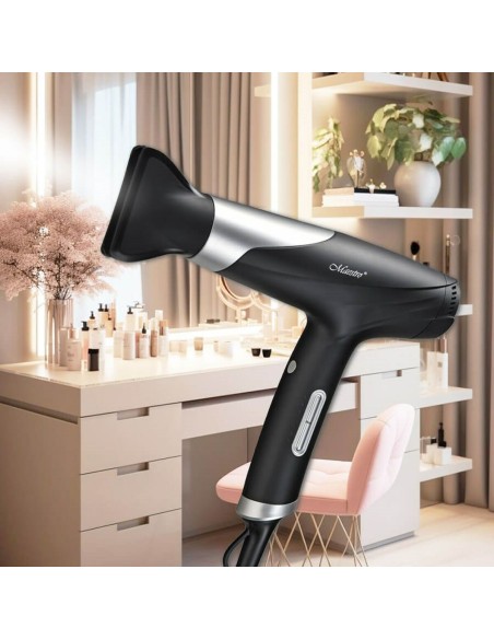 Hairdryer Feel Maestro MR-231 Black Silver 1800 W