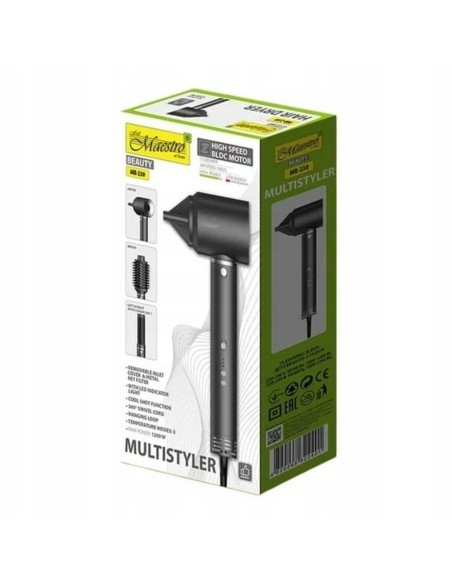 Hairdryer Feel Maestro MR-230 Black 1200 W