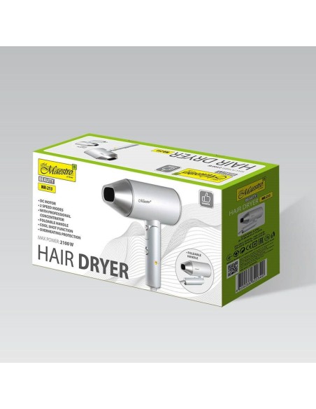 Hairdryer Feel Maestro MR-213 Silver 2100 W