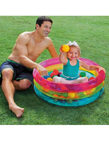 Ball Pool Intex 86 x 25 x 86 cm (3 Units)