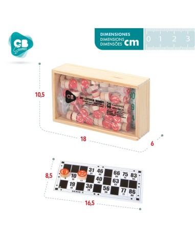 Bingo CB Games Wood Paper Plastic (24 Units)