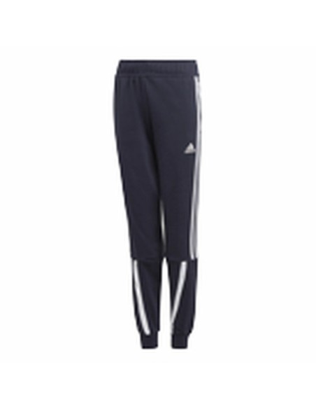 Children's Tracksuit Bottoms Adidas B BOLD PANT GE0908 Navy Blue