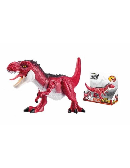 Dinosaur Zuru Robo Alive: Dino Action T- Rex Red Jointed Figure