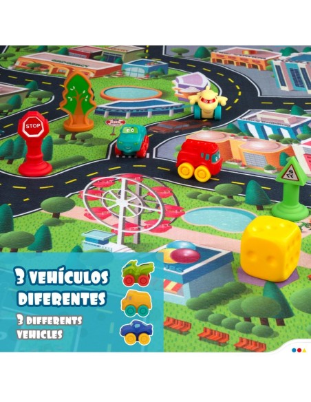Play mat Colorbaby City Plastic (2 Units)