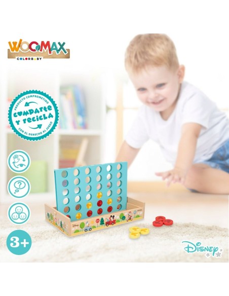 4 in a Row Disney 25 x 16 x 15,5 cm (6 Units) (37 Pieces)