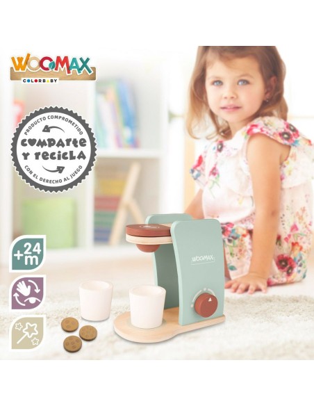 Toy coffee maker Woomax 6 Pieces (6 Units)