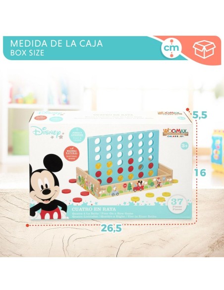 4 in a Row Disney 25 x 16 x 15,5 cm (6 Units) (37 Pieces)