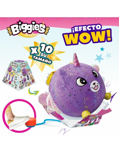 Fluffy toy Eolo Purple Plush Plastic 45 x 45 x 45 cm Inflatable (4 Units)