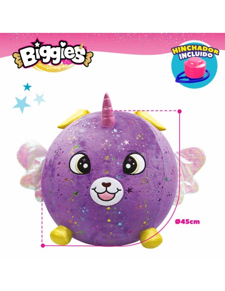 Fluffy toy Eolo Purple Plush Plastic 45 x 45 x 45 cm Inflatable (4 Units)