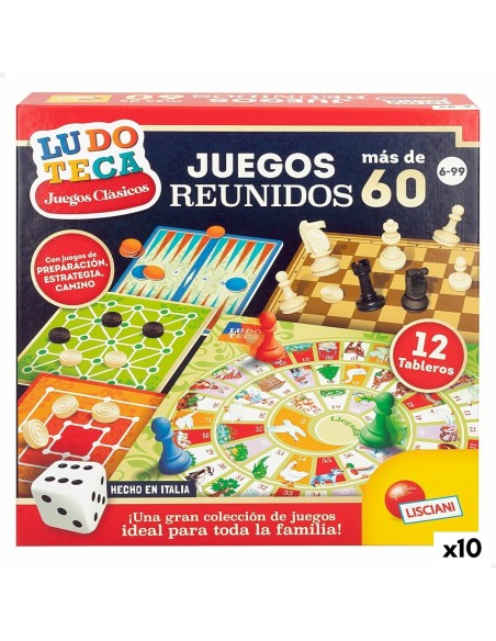 Board game Lisciani Giochi Juegos reunidos 26 x 1 x 26 cm ES (10 Units)