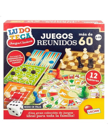 Board game Lisciani Giochi Juegos reunidos 26 x 1 x 26 cm ES (10 Units)