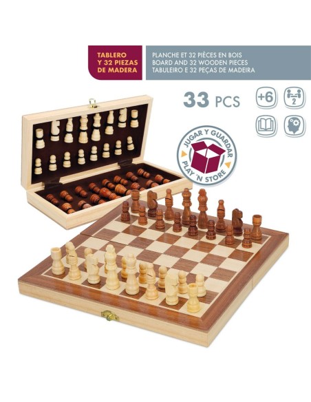 Chess CB Games Wood (6 Units)